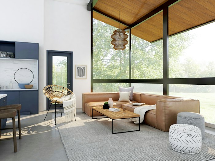 Warm Contemporary Architectural Aesthetic